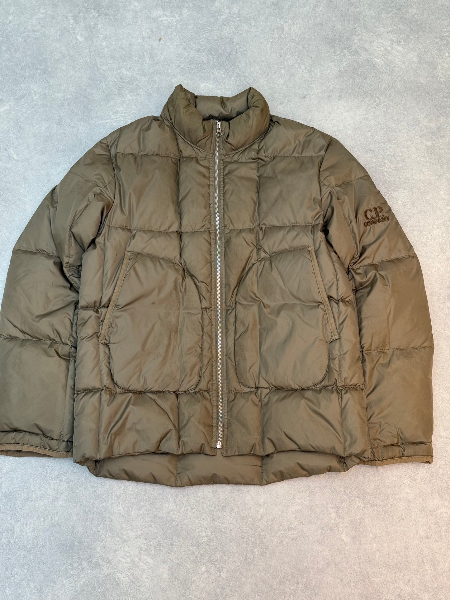 Cp Company Junior Piuma D'oca Puffer Brown 16