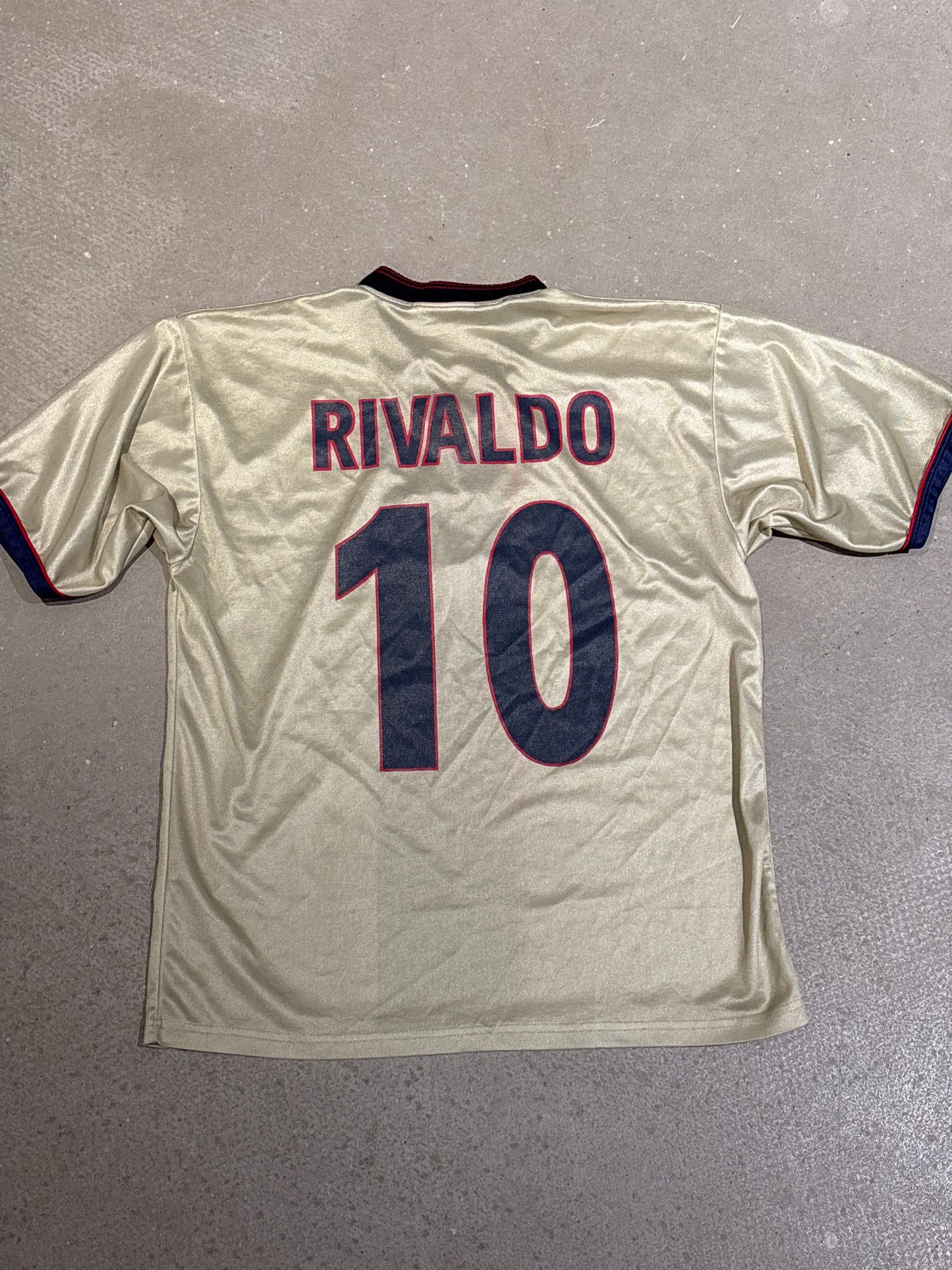 Barcelona 2001-03 'Rivaldo' Jersey M