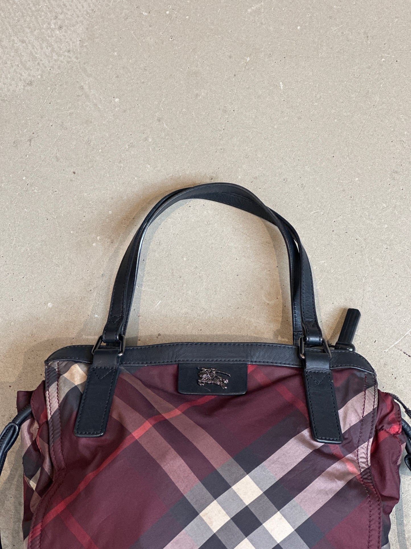 Burberry Buckleigh Tote Bag Burgundy