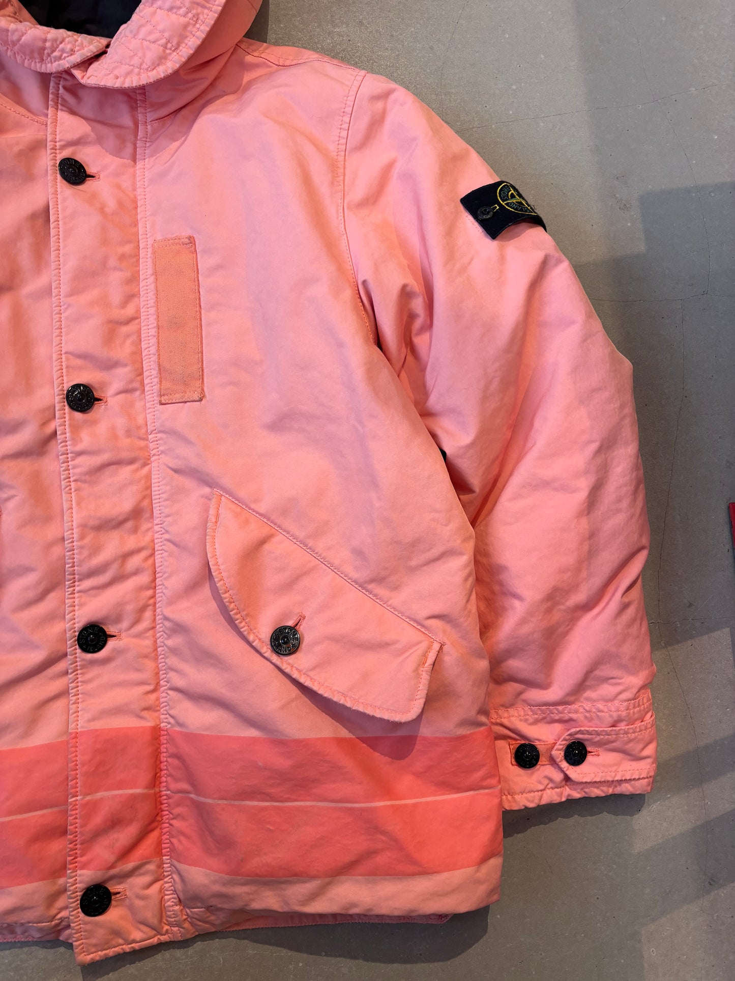 Stone Island David-tc Parka Down Jacket Peach XL