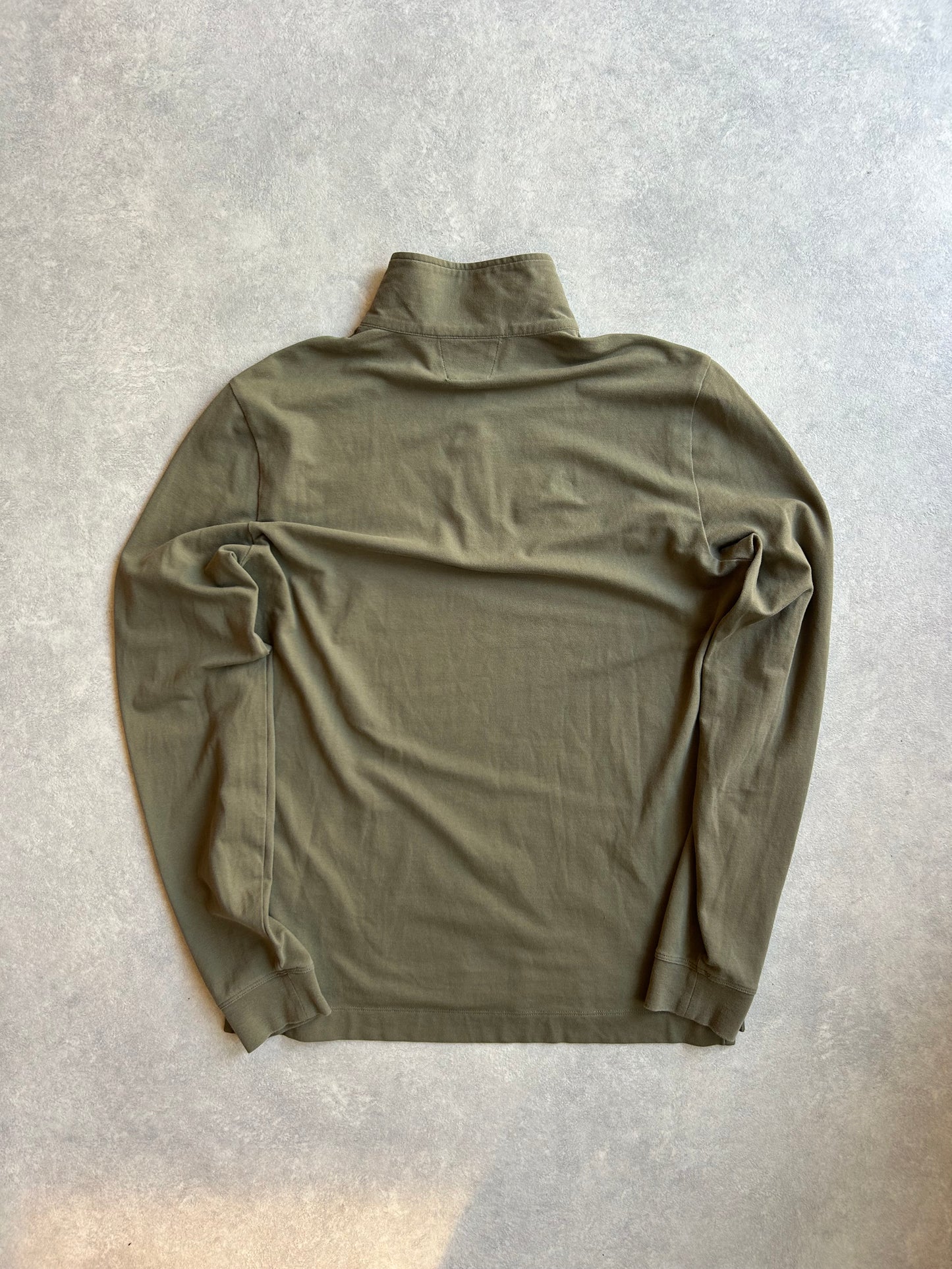 CP Company Quarter Zip Olive Large