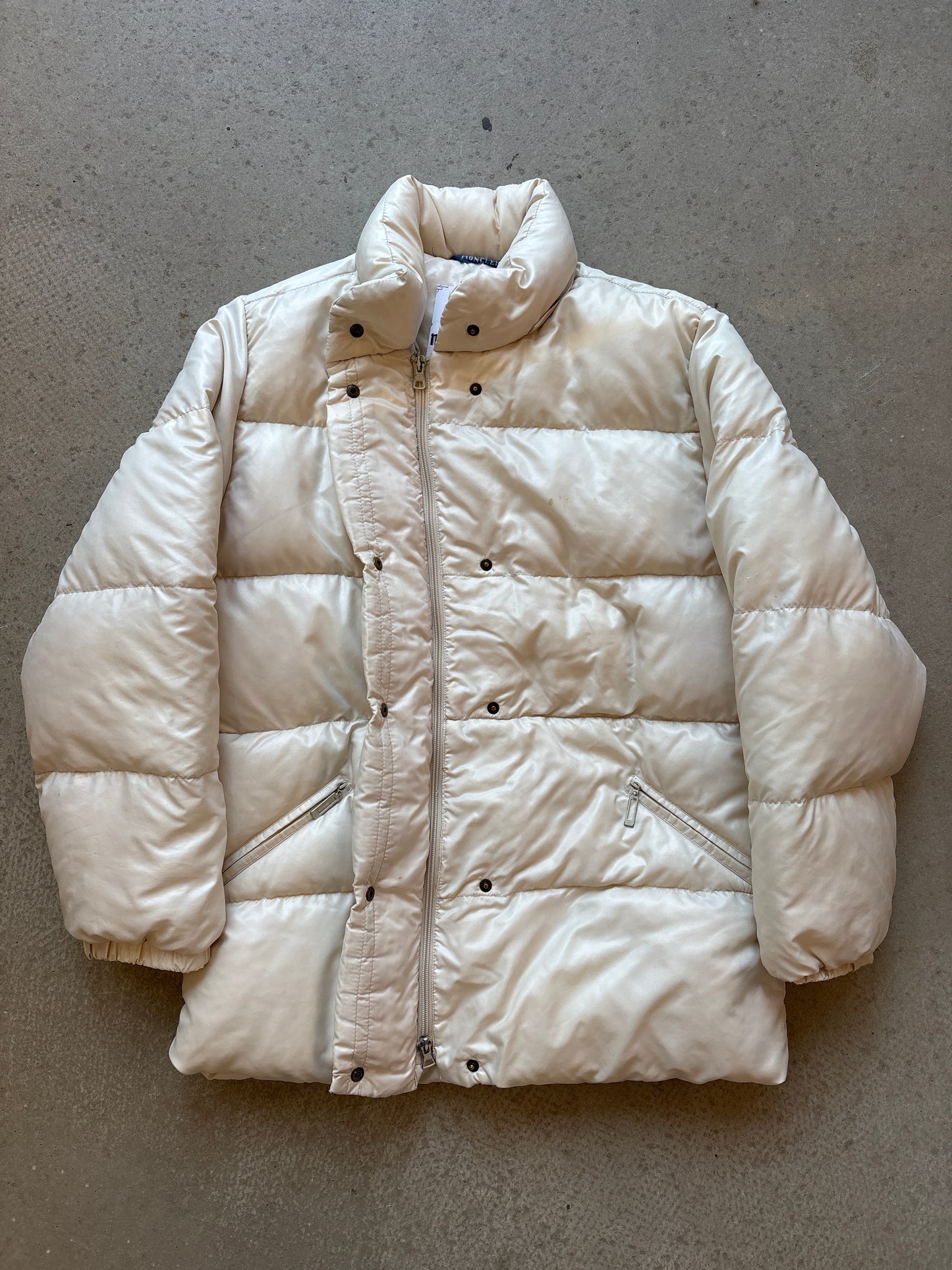 Vintage Moncler Down Puffer Jacket White S