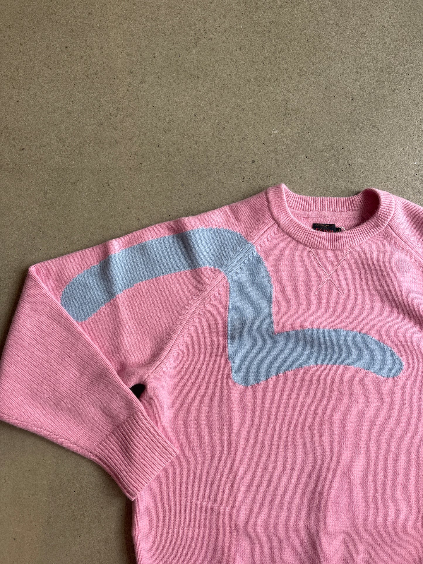 Palace x Evisu Seagull Knit Pink Nectar