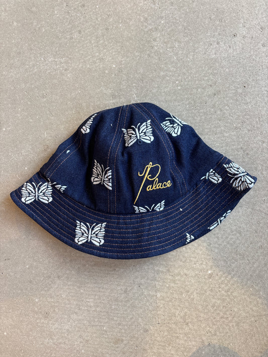 Palace Needles Denim Bucket Hat Indigo