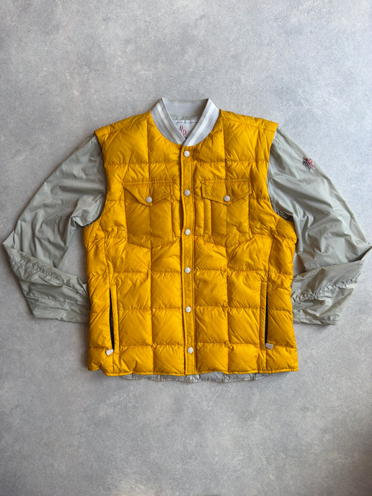 Moncler Bomber Yellow Detachable Arms SS2012 XL