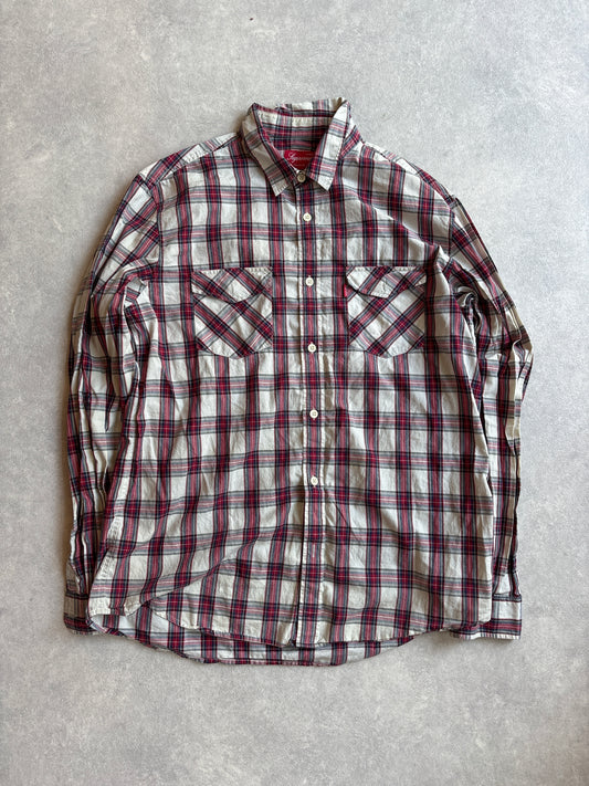 Supreme Tartan Flannel Shirt XL