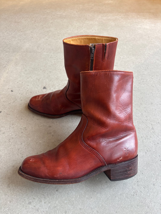 Vintage Men's FRYE Zip Up Campus Boots  2700  Size 43