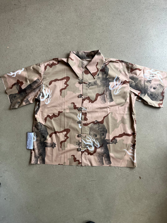 Atelier Reservé Camo Hawaii Shirt Desert Camo