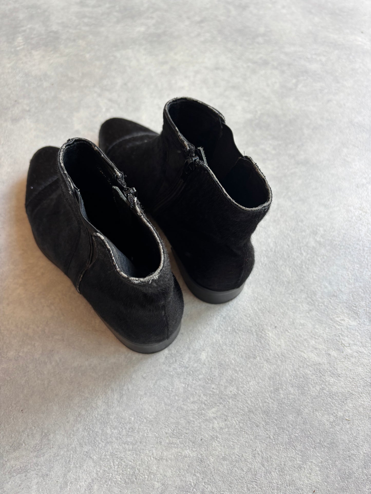 Di Lauro Pony Hair Boots Black 38