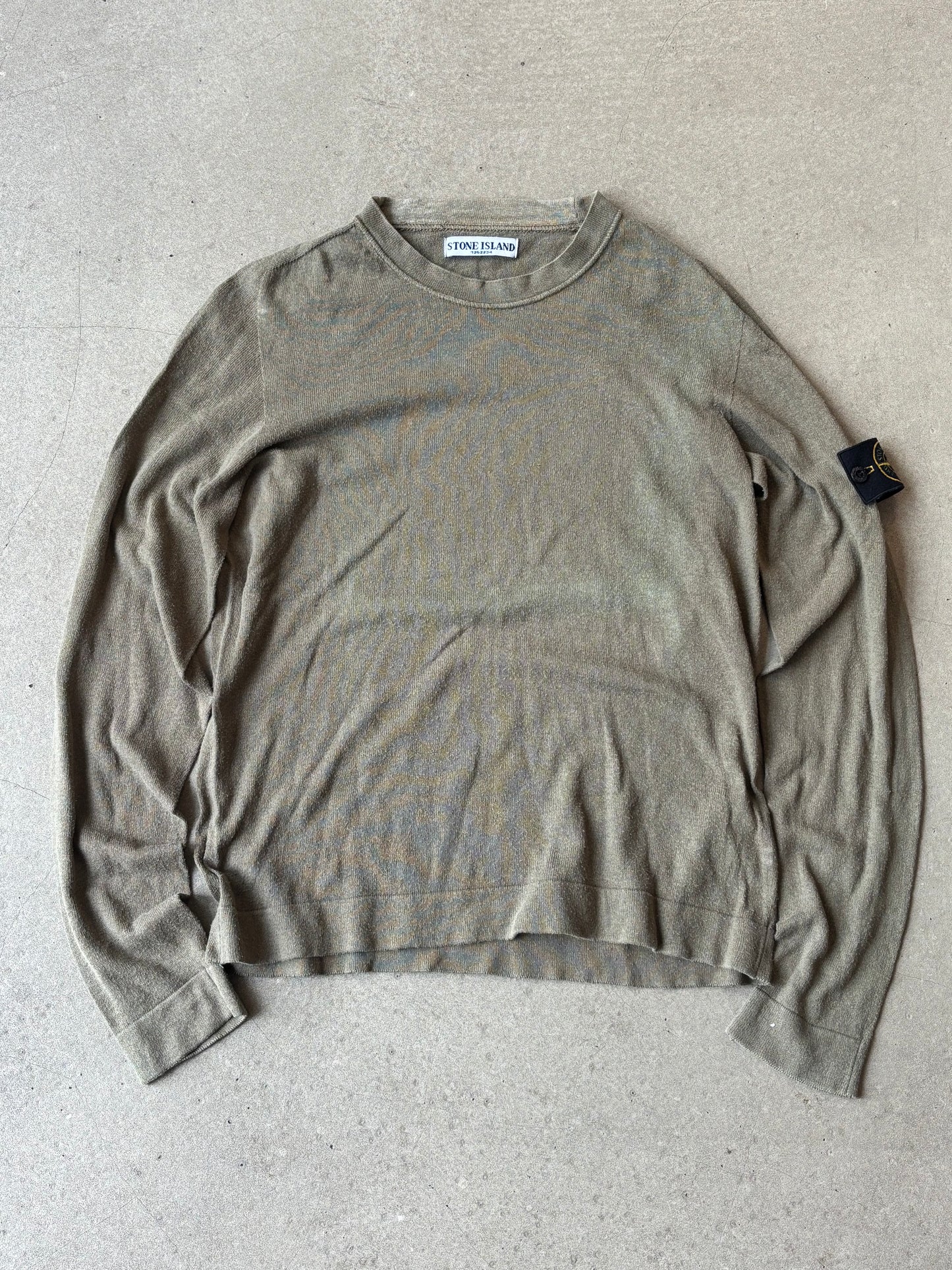 Stone Island Vintage Lightweight Sweater Green M