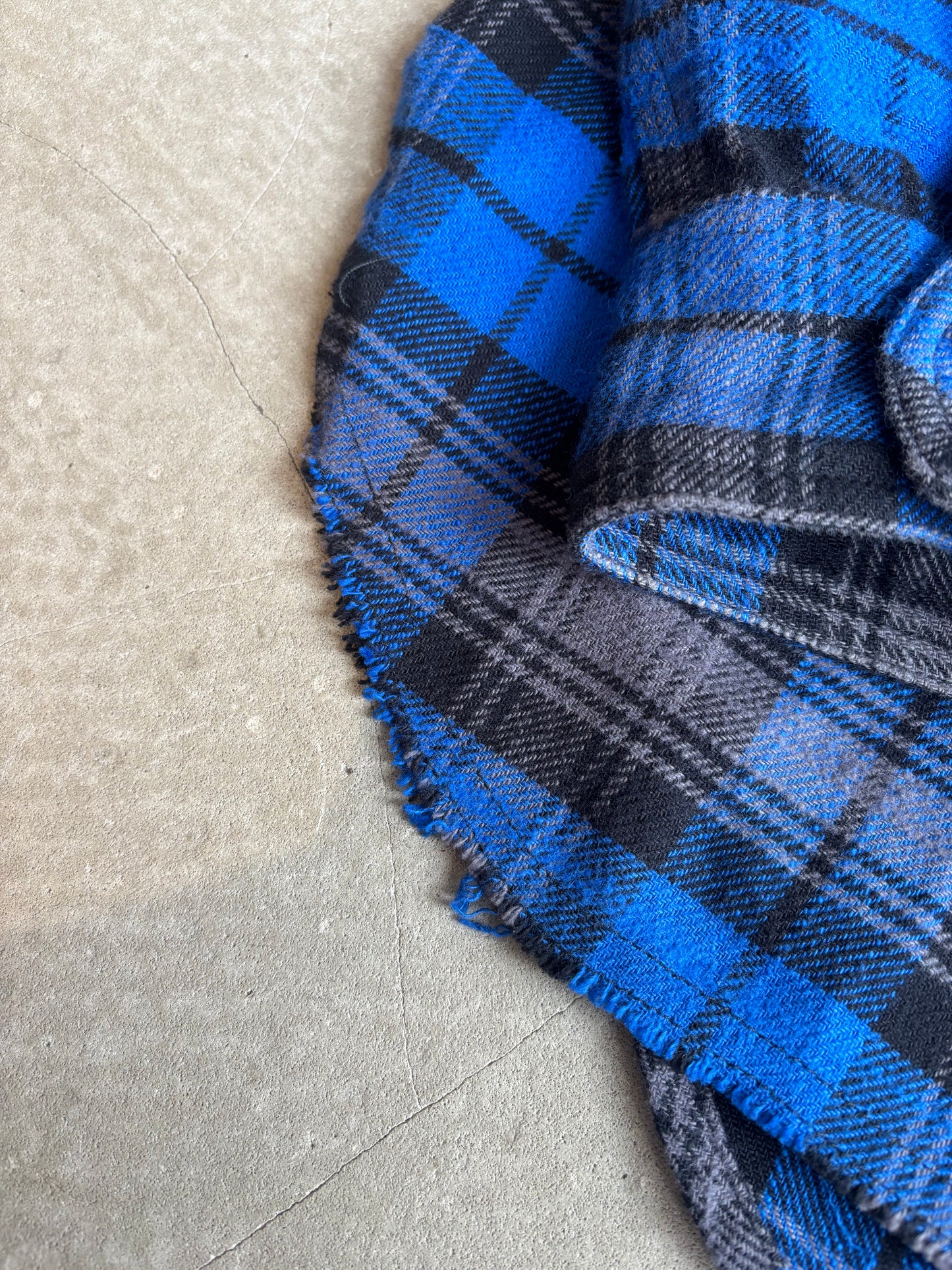 Palace x Engineered Garments Panel Check Blue Work Shirt