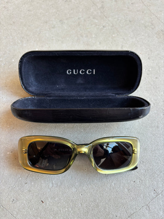Gucci Sunglasses Vintage 90s Olive