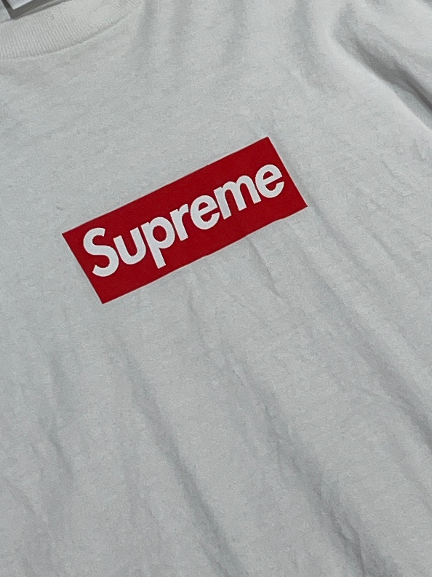 Supreme Box logo Long Sleeve White