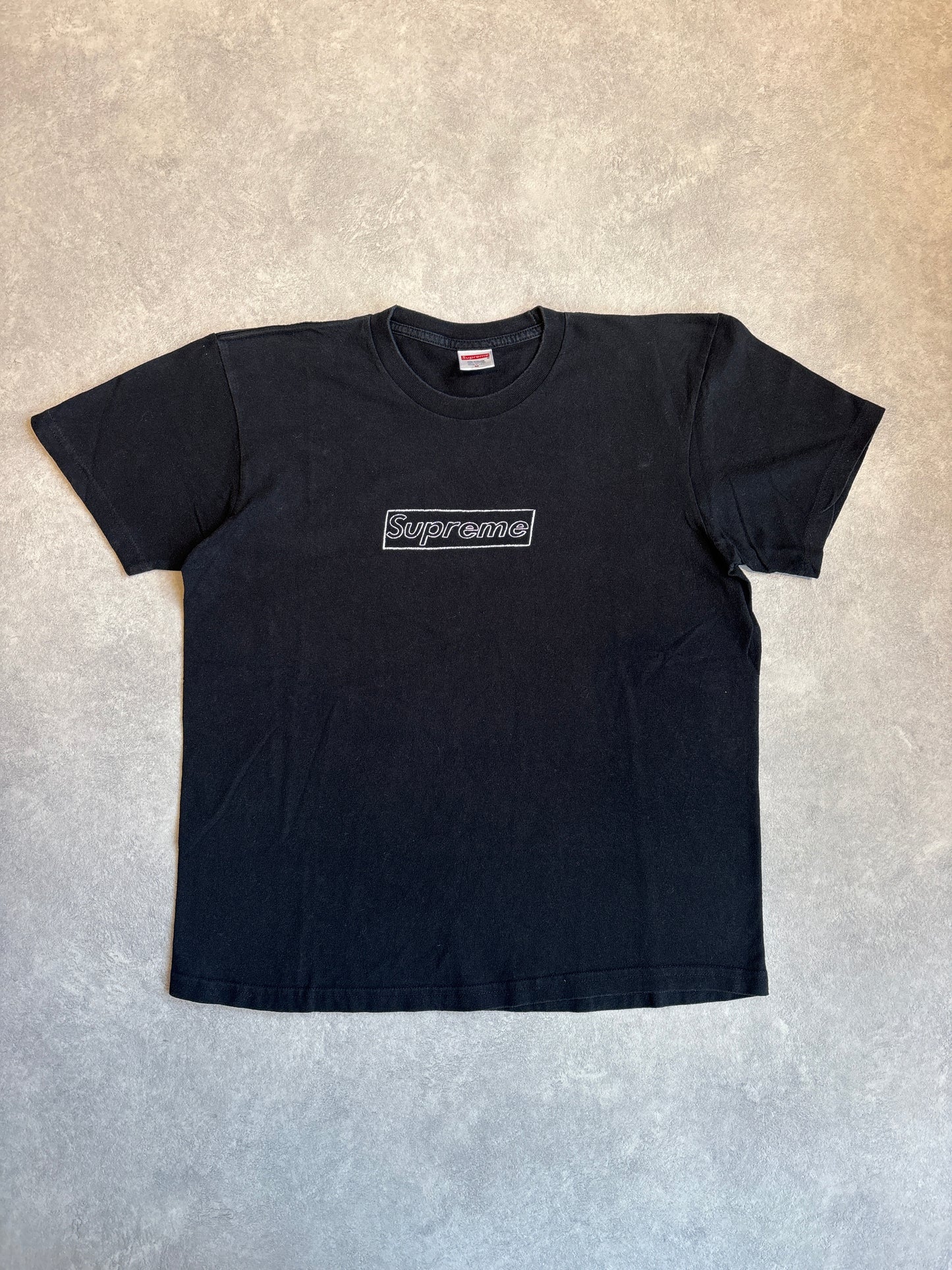 Supreme x Kaws Chalk Box Logo Black M