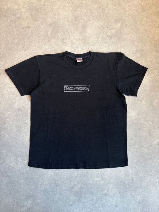 Supreme x Kaws Chalk Box Logo Black M