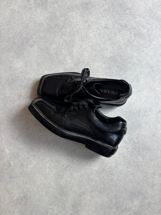 Prada Square Toe SS24 Fender Derby 45