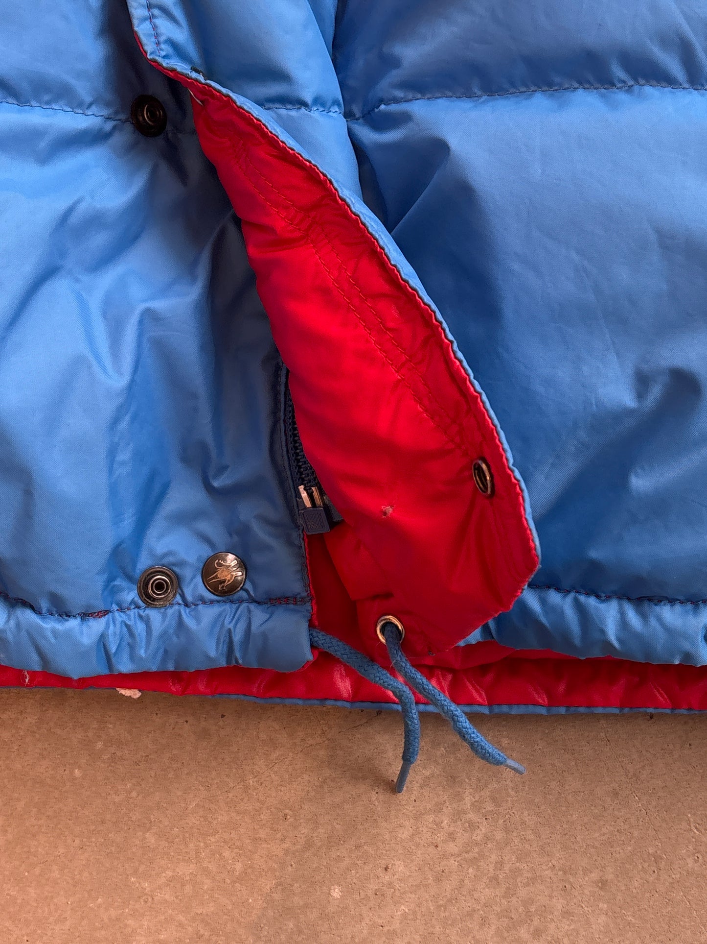 Moncler Gore-Tex Duvet Veritable Puffer Jacket Blue L