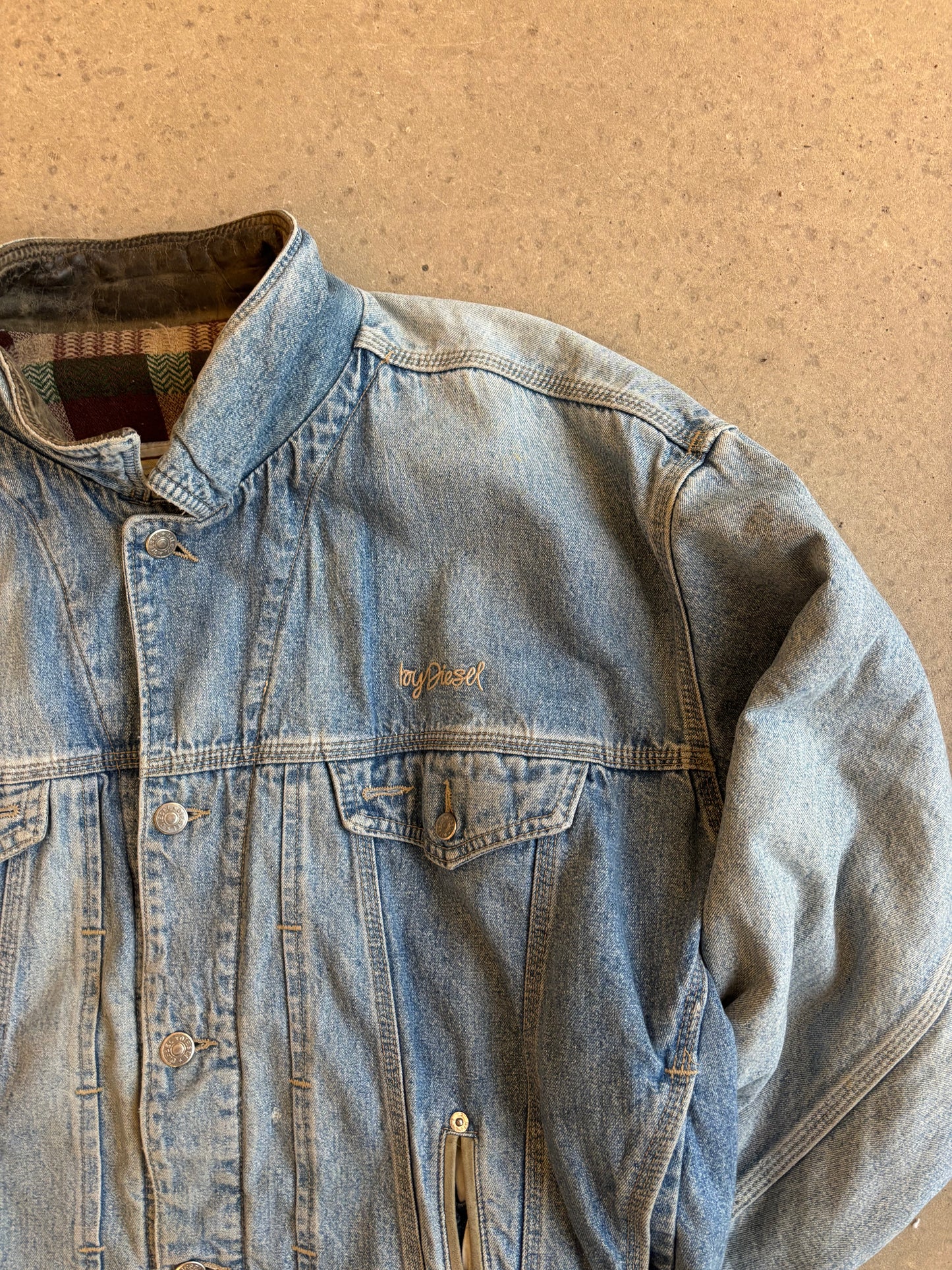 Diesel Double Lined Denim Jacket Large