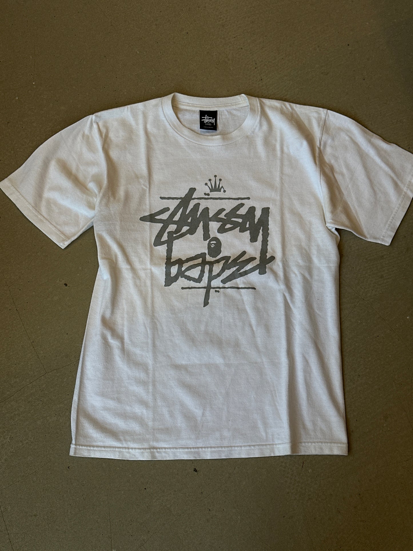 Stussy X Bape Tee Size Small
