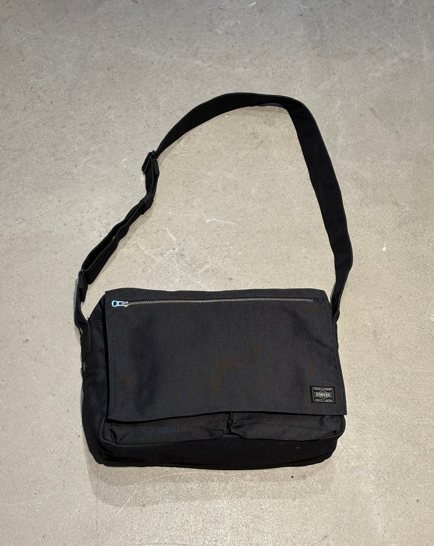Porter Messenger Shoulder Bag Smokey Grey