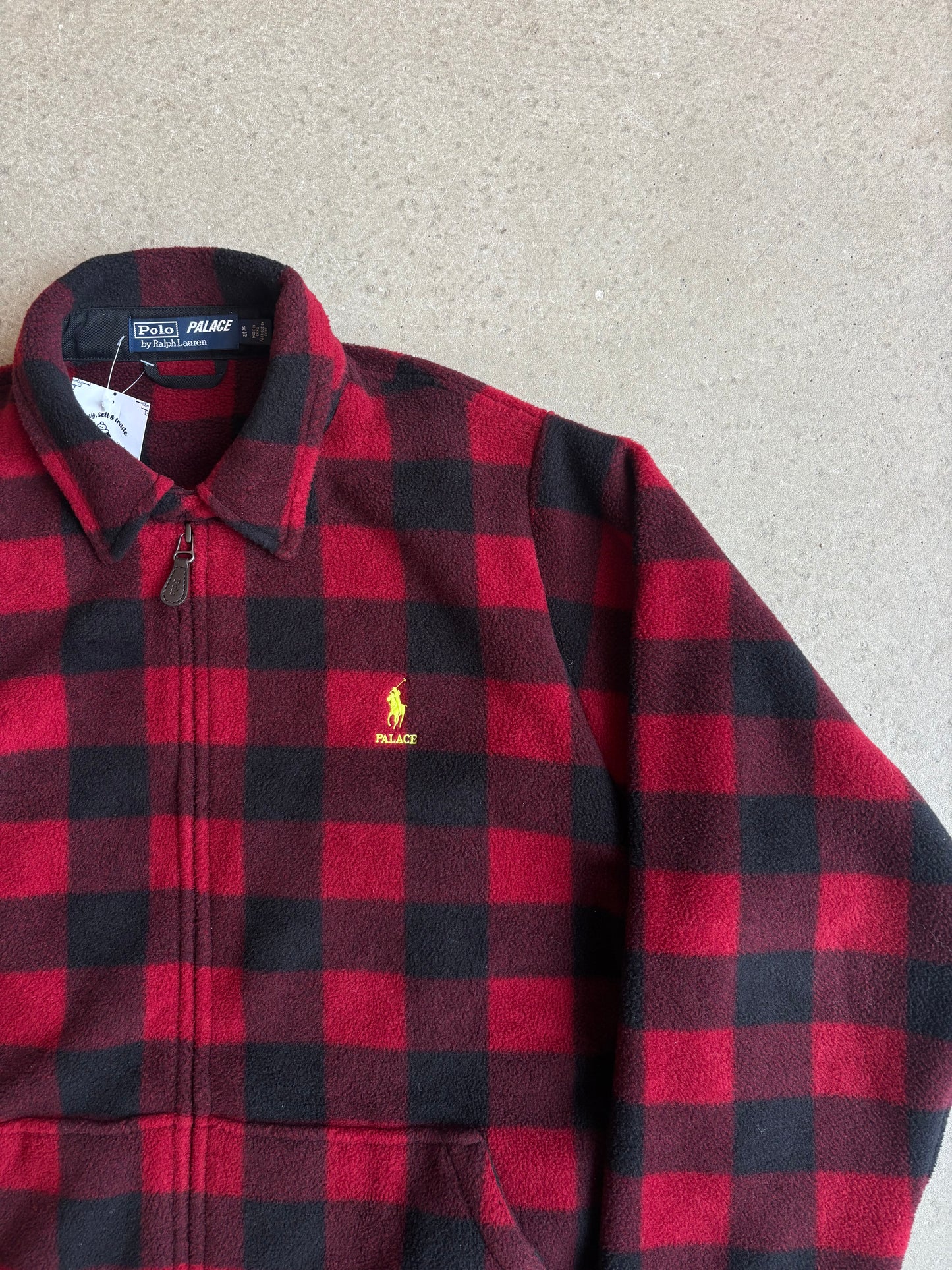Palace x Ralph Lauren Polar Fleece Harrington XL