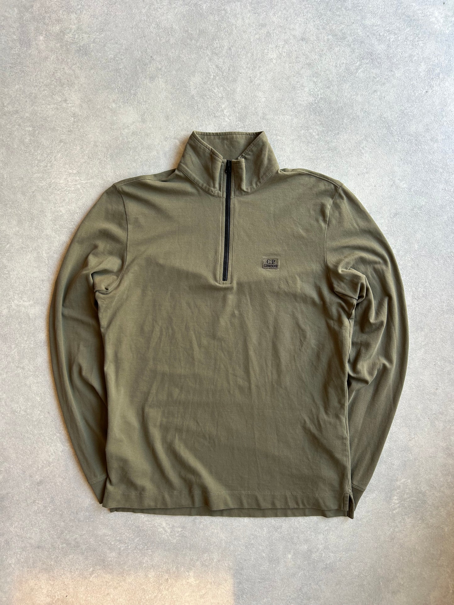 CP Company Quarter Zip Olive Large