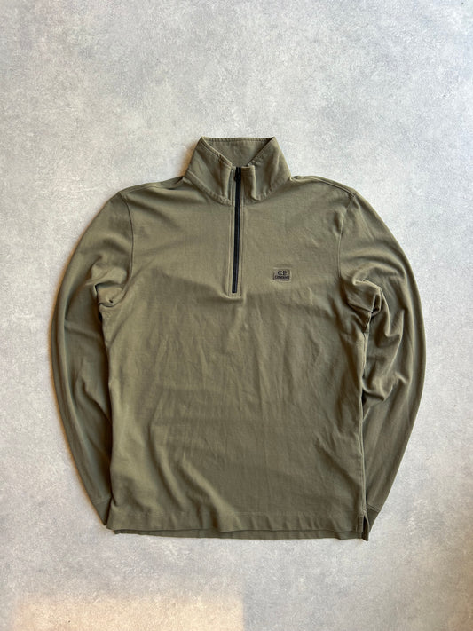 CP Company Quarter Zip Olive Large