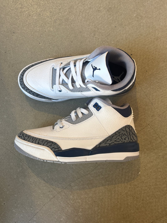 Jordan 3 Kids Midnight Navy