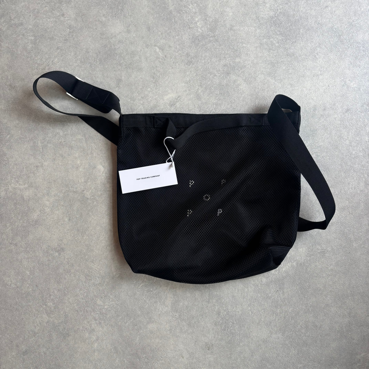Pop Trading Company Side Bag Black