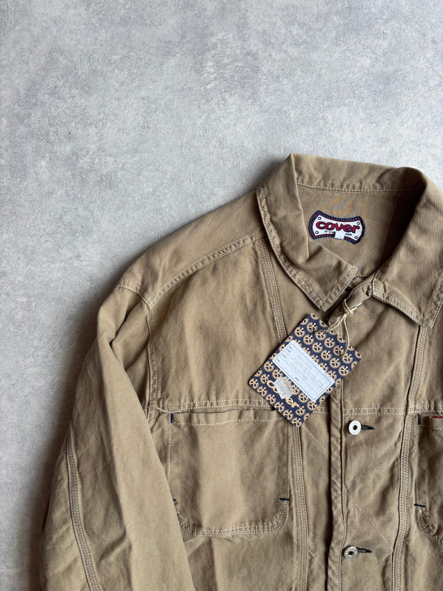 Cover Workwear Cotton Field Jacket Brown Deadstock 80's Medium