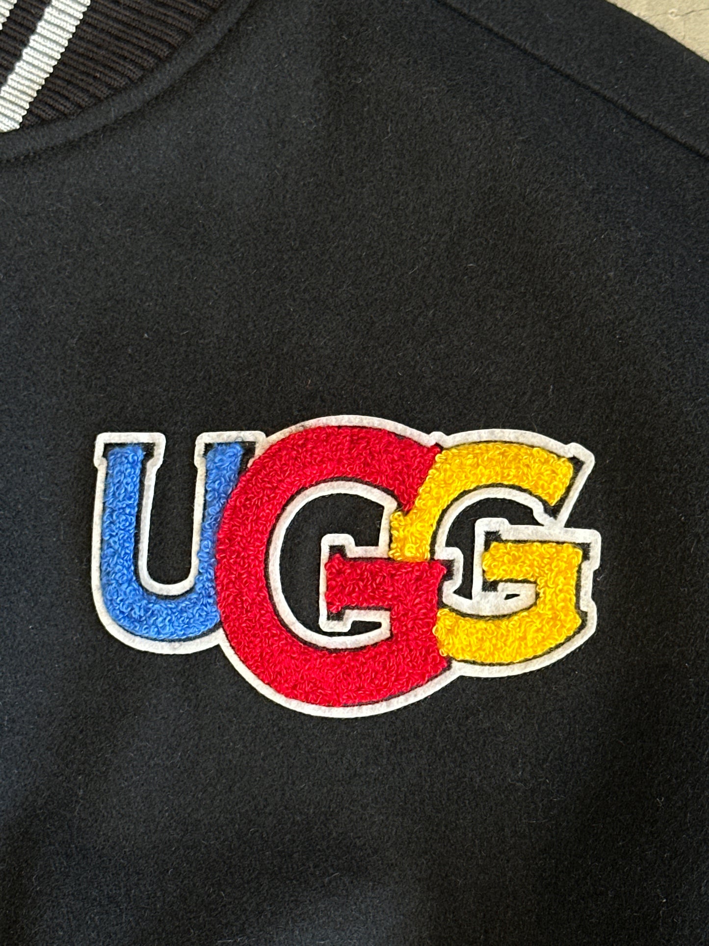 Palace UGG Looney Tunes Varsity Jacket Black