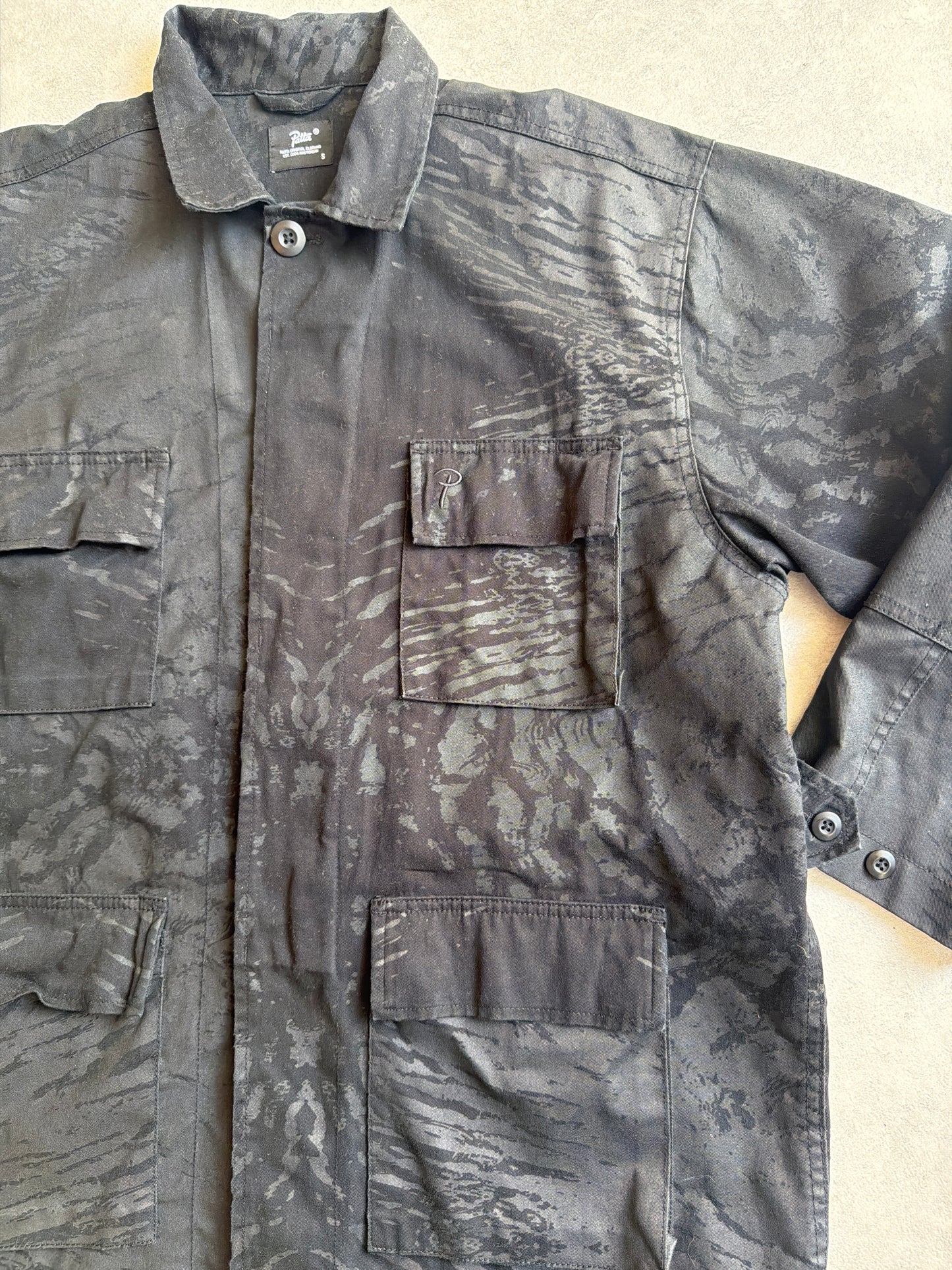 Patta Water BDU Jacket Black/Grey S