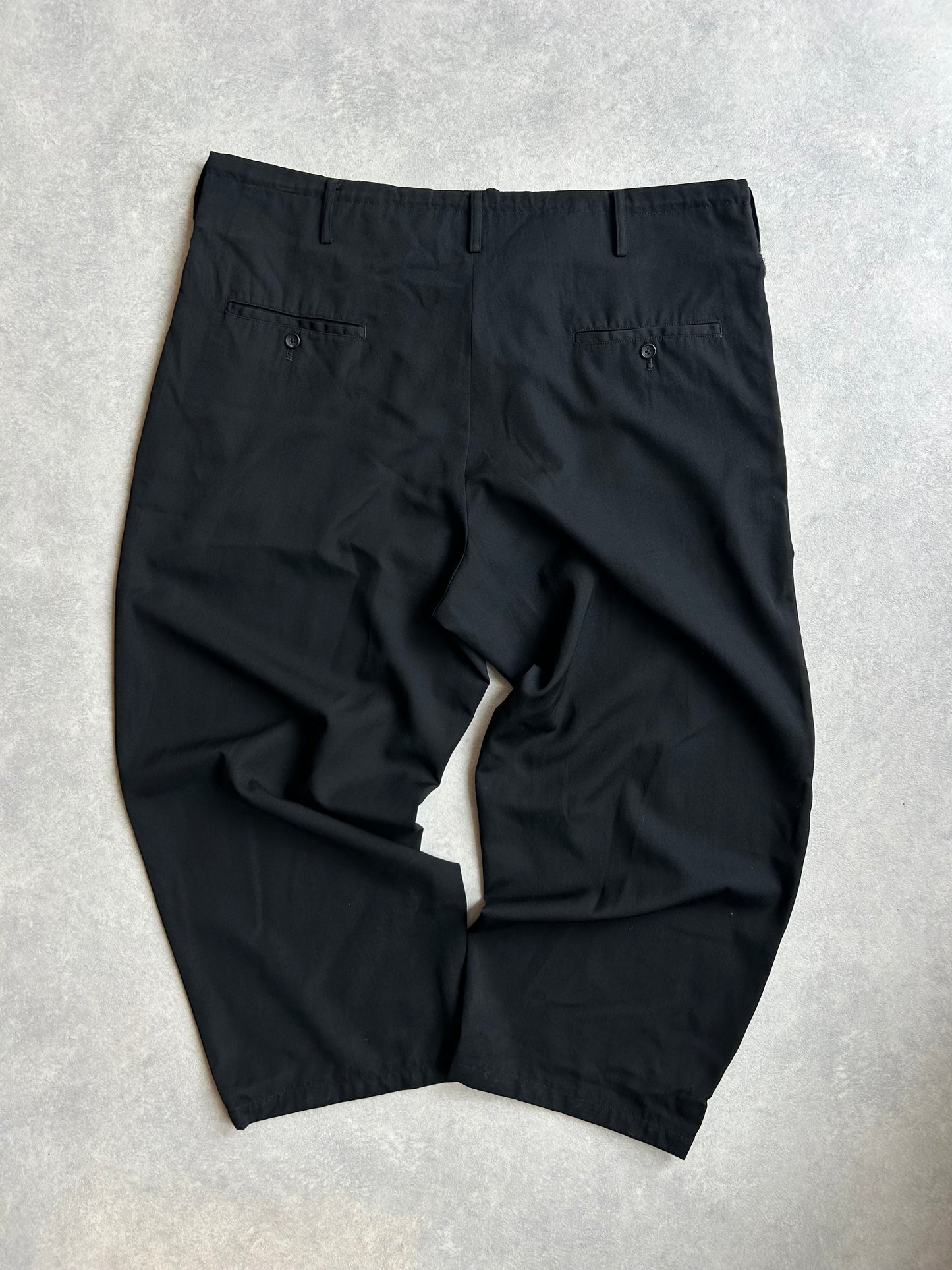 yohji yamamoto Pour Homme Lightweight Lana Wool Pants Black
