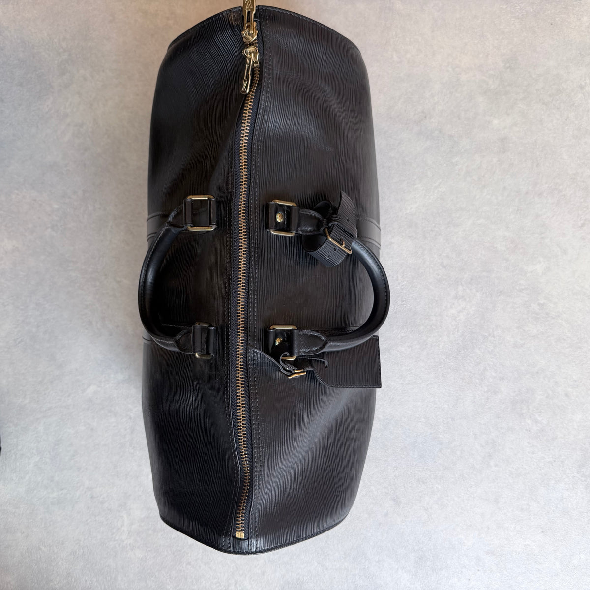 Louis Vuitton Epi Keepall 45 Weekend Bag Black