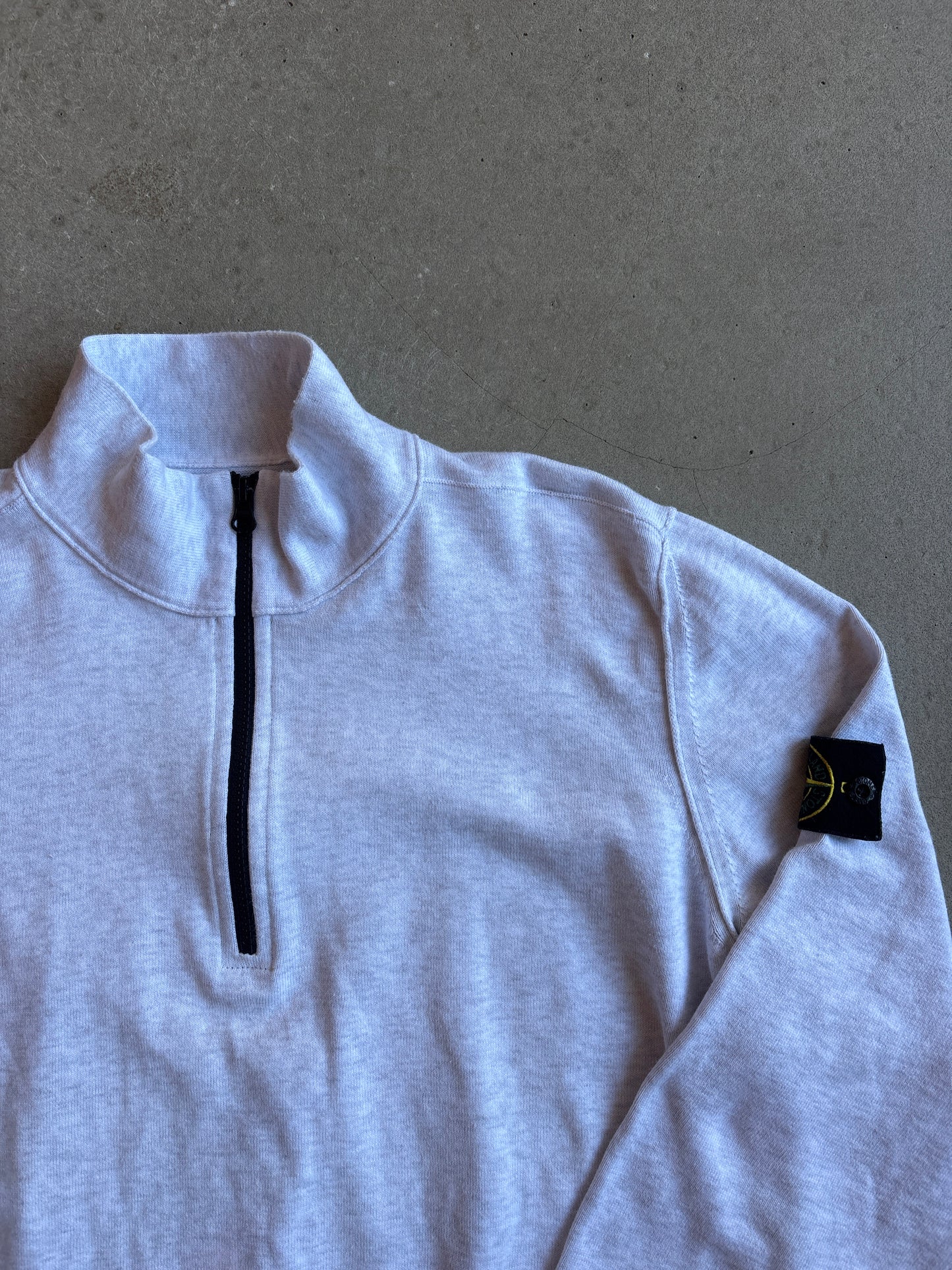 Stone Island Quarter Zip White XXL