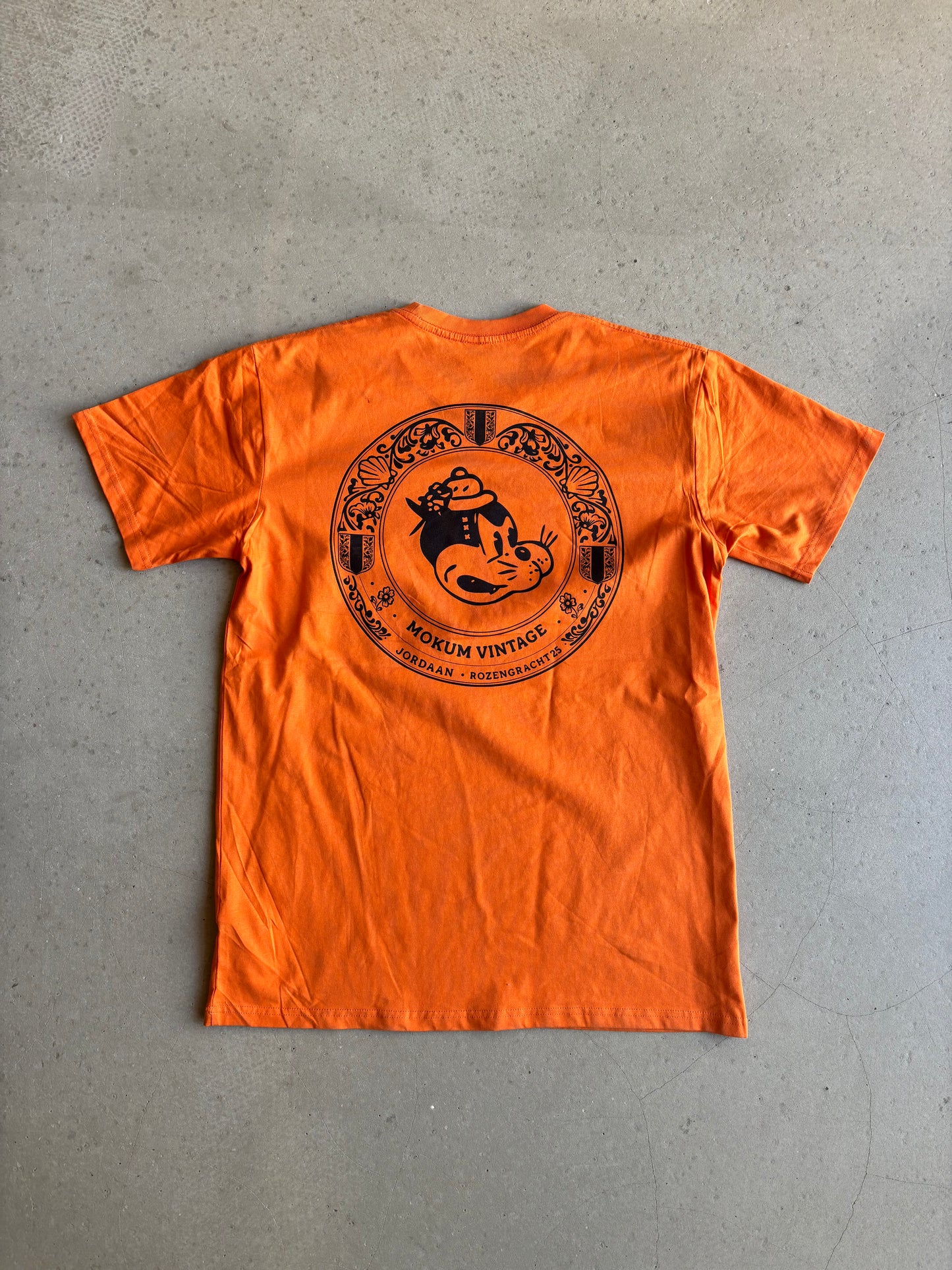 Mokum Running Man Kingsday Tee Orange