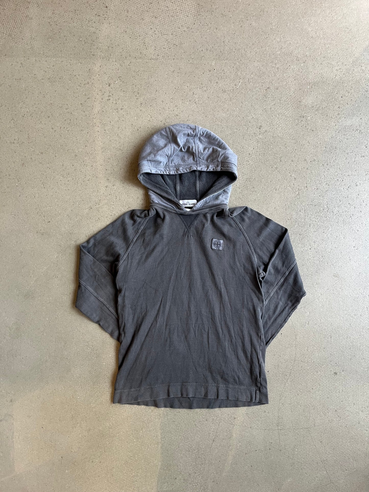 Stone Island Longsleeve Hood Grey L