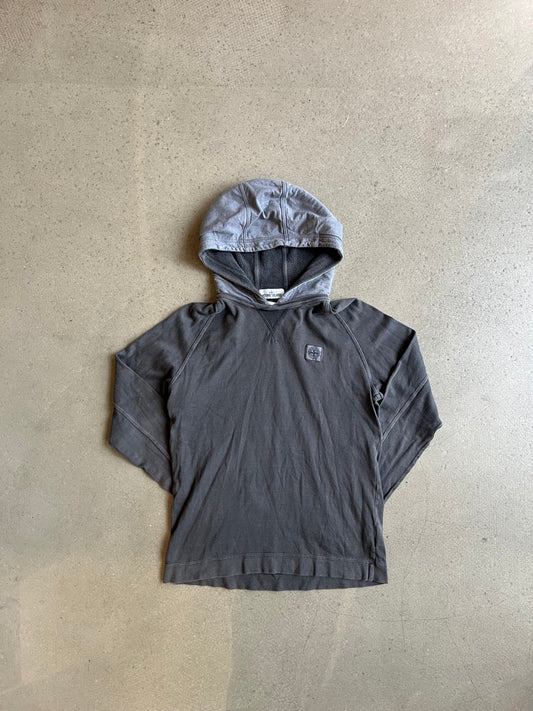 Stone Island Longsleeve Hood Grey L