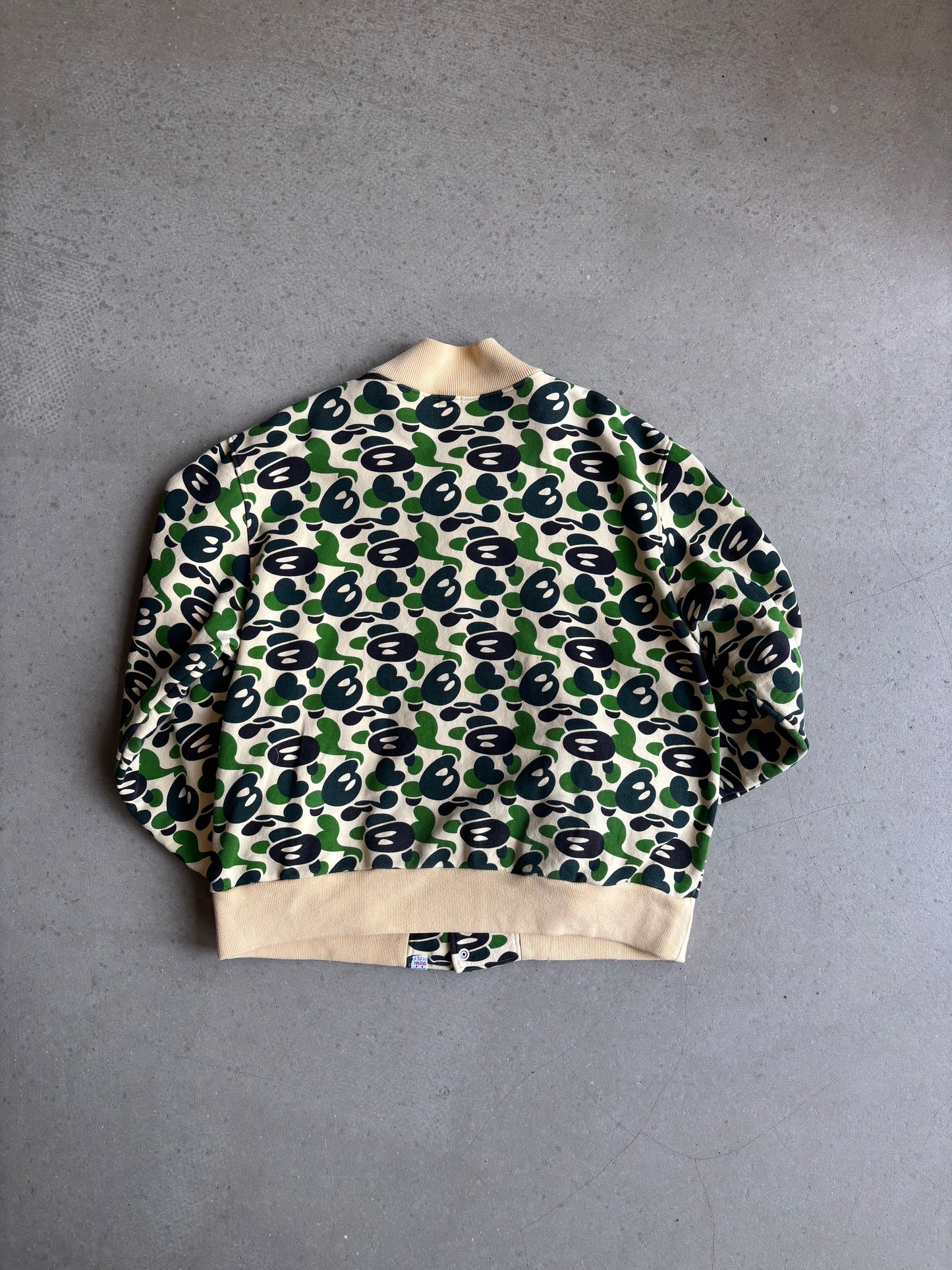 Baby Milo Camo Varsity Vest 'Made in Japan' By Bathing ape Size XL