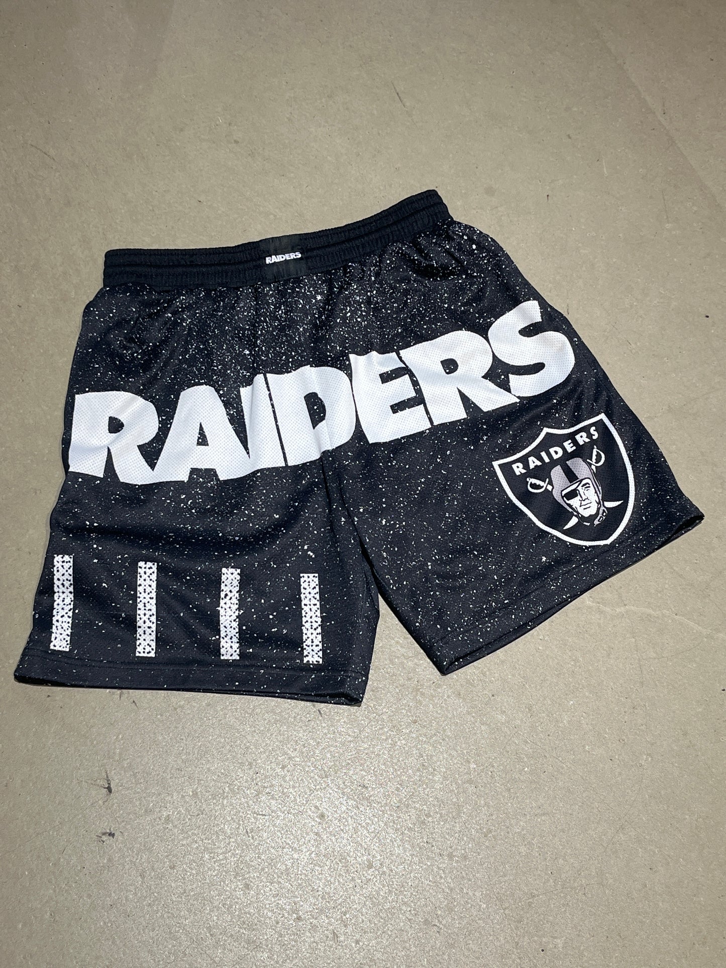 Mitchell &Ness Raiders Shorts Black L