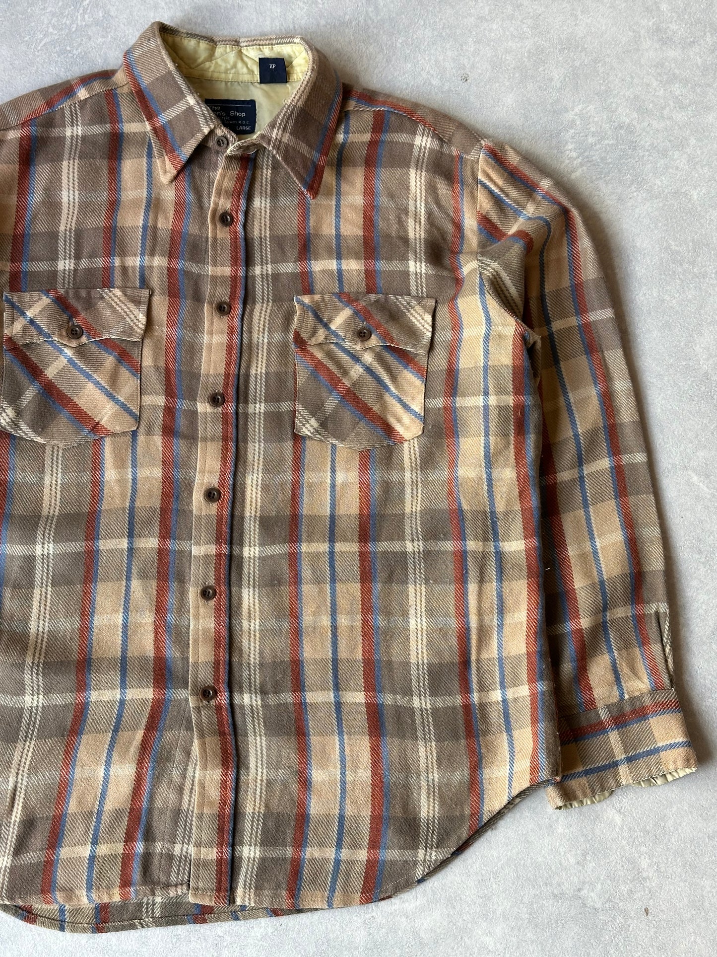JCPenny Geruit Flanneloverhemd Maat L