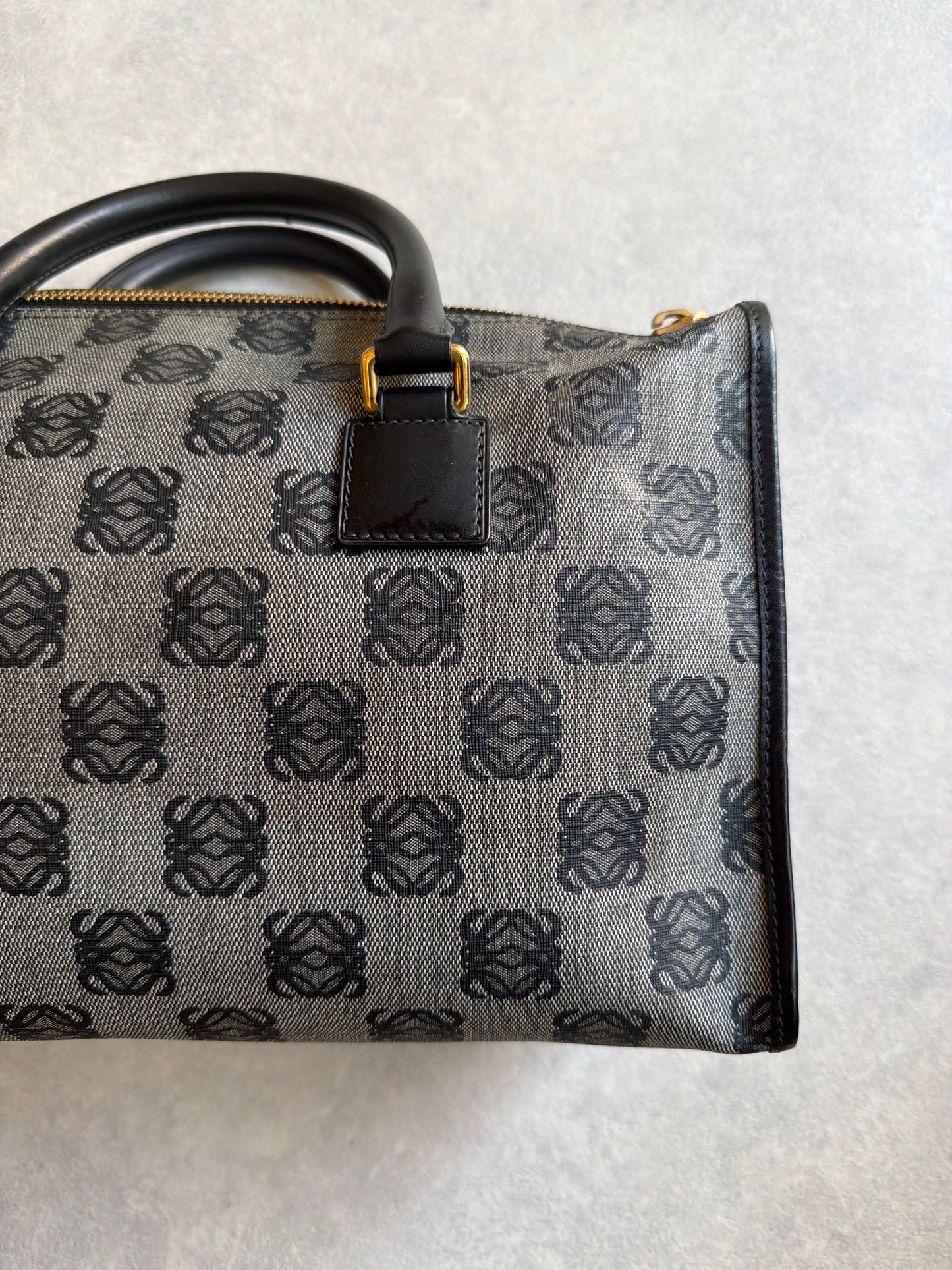 Loewe Anagram Boston Bag + The Wallet