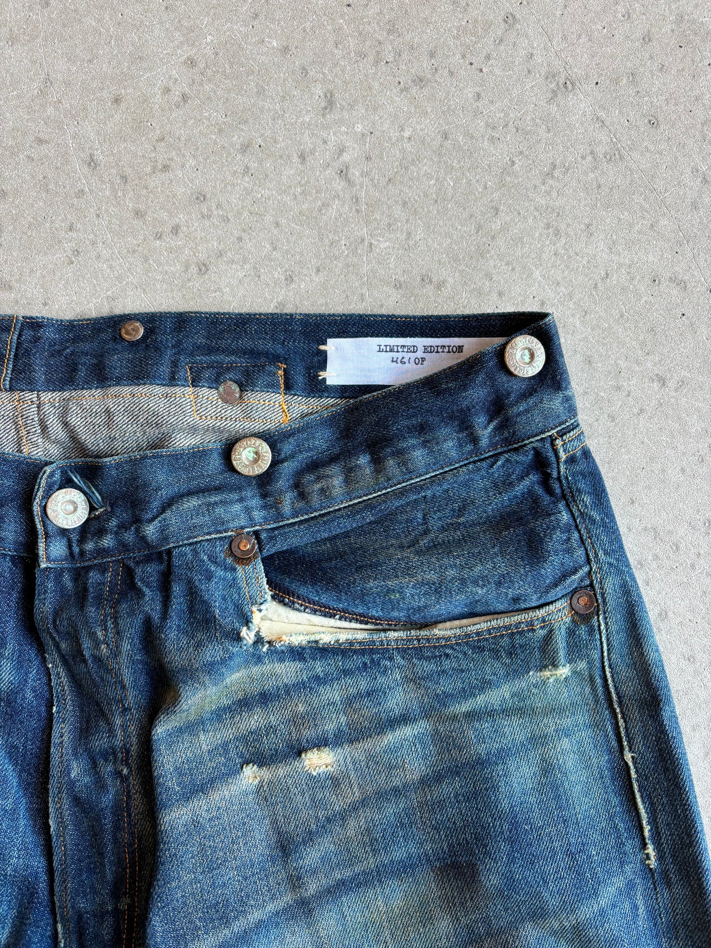 Levi's Limited LVC 501 Distressed Jeans W34