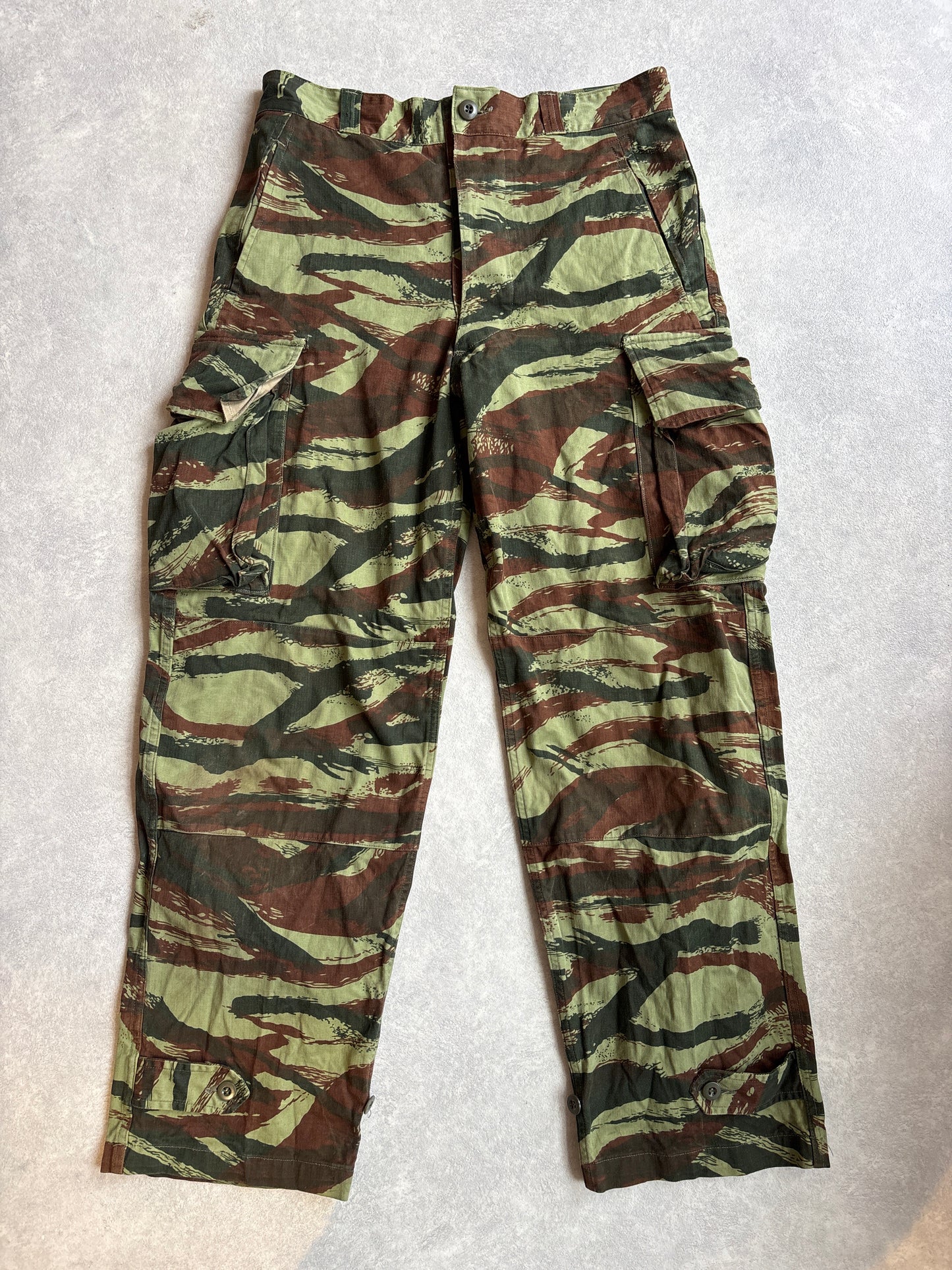 French Military Lizard Camo Cargo Pants M