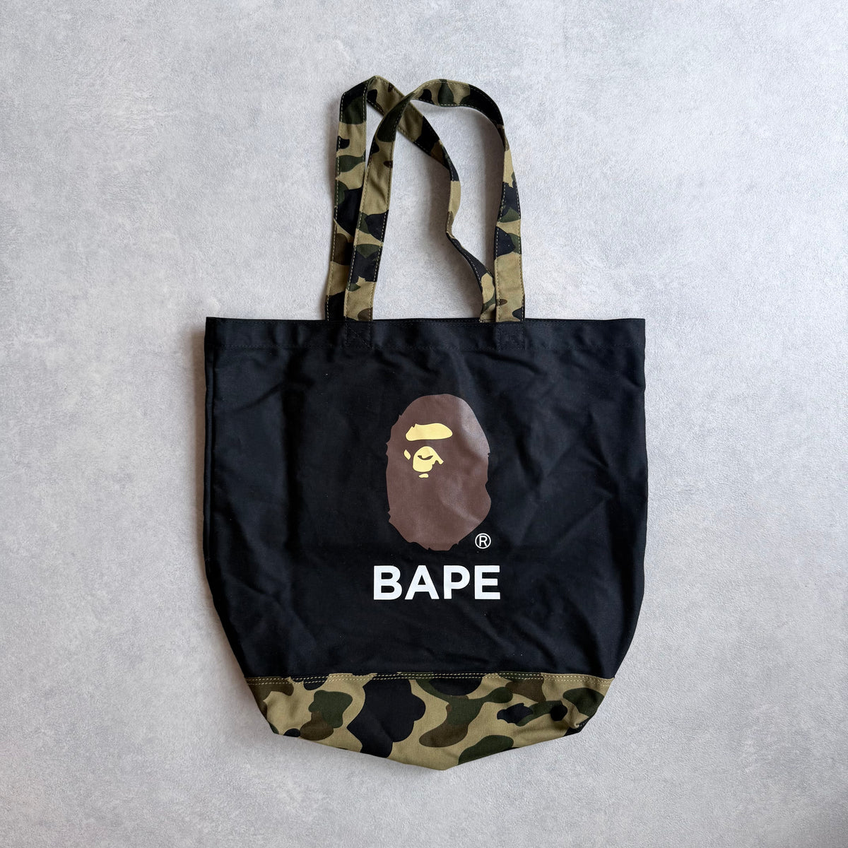 A Bathing Ape BAPE Camo Tote Bag
