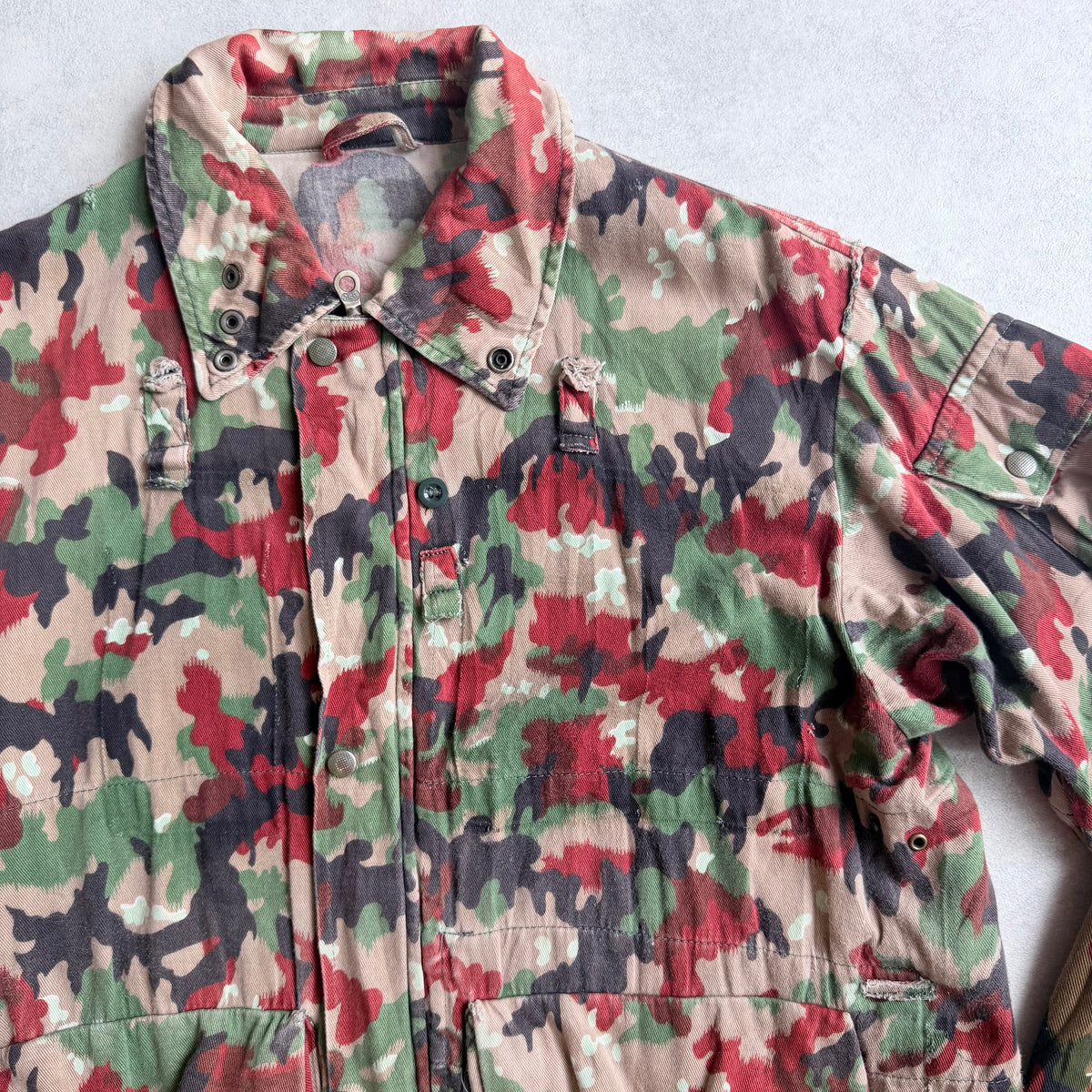 Vintage Swiss Army M70 Alpenflage Jacket L
