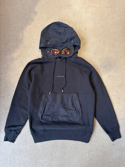 Palace X CP Company Goggle Hoodie Black