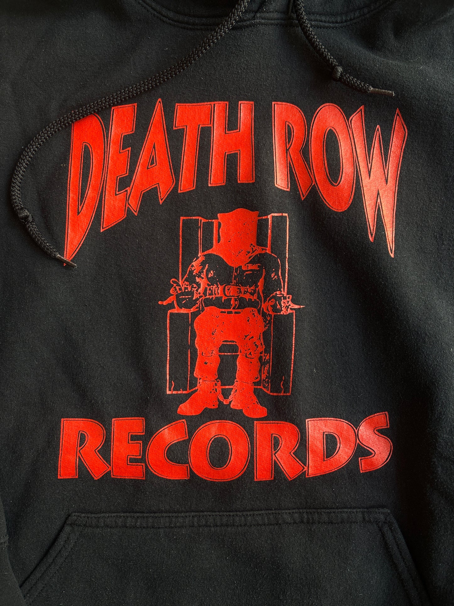 Death Row Records Hoodie Black L