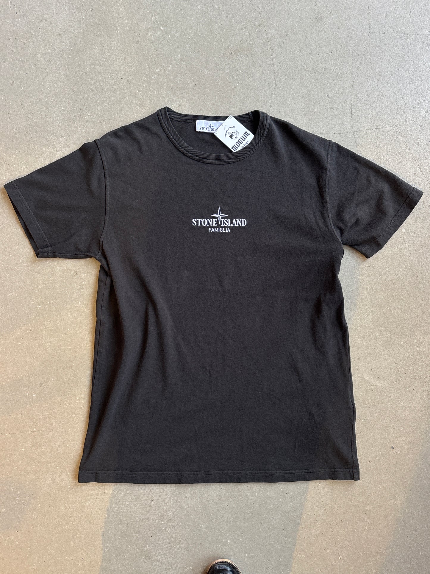 Stone Island Famiglia Tee Black Size XL