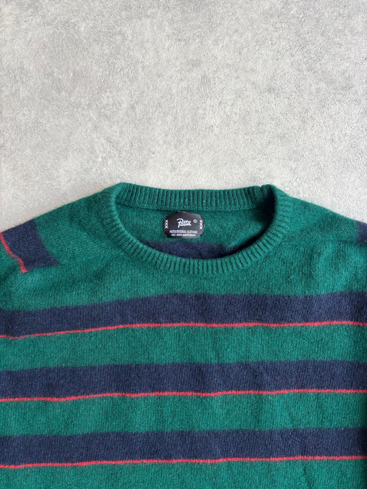 Patta Wool Sweater Stripes XL